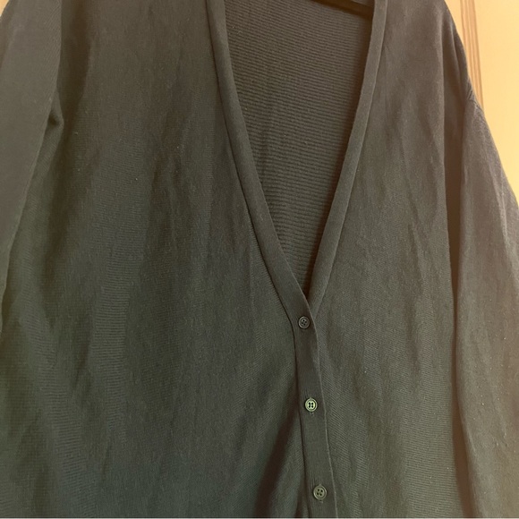 Elk the label teal high low cardigan - Picture 4 of 8